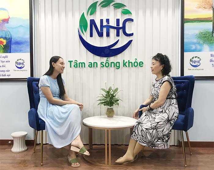 Cô Trần Thị Hà những ngày đầu đến tham vấn tại Trung tâm