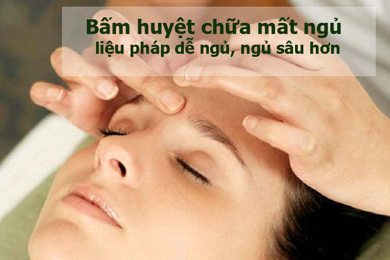 Cách bấm huyệt chữa mất ngủ