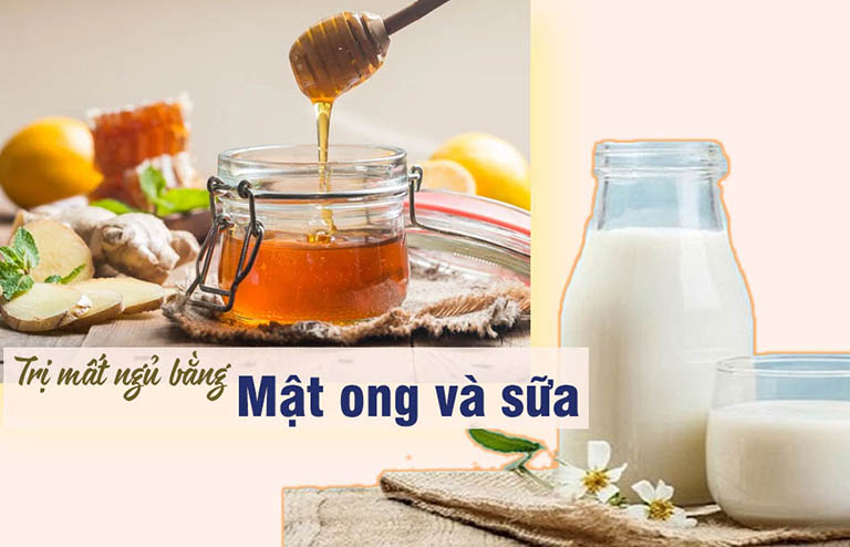 chữa mất ngủ bằng mật ong