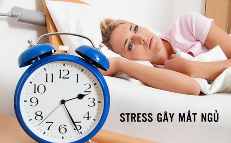 Căng thẳng stress gây mất ngủ 