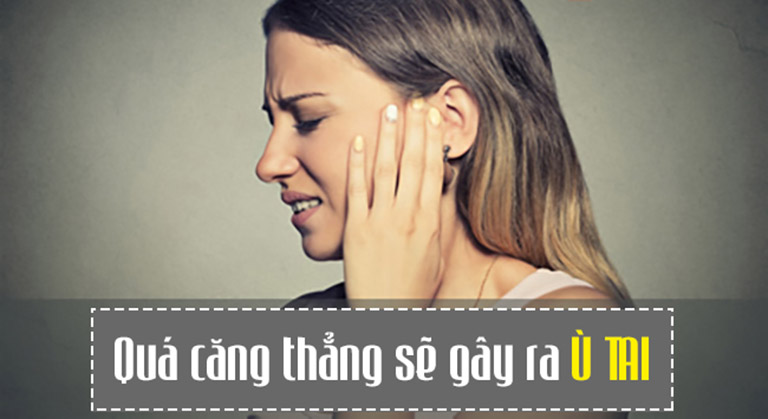 Căng thẳng, stress gây ù tai