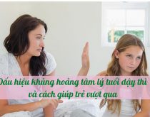 khủng hoảng tâm lý tuổi dậy thì