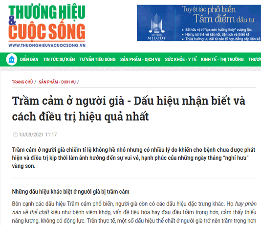 [Thương Hiệu Và Cuộc Sống] Trầm cảm ở người già - Dấu hiệu nhận biết và cách điều trị hiệu quả nhất