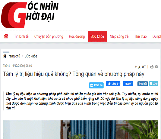 [Góc nhìn thời đại] Tâm lý trị liệu hiệu quả không? Tổng quan về phương pháp này