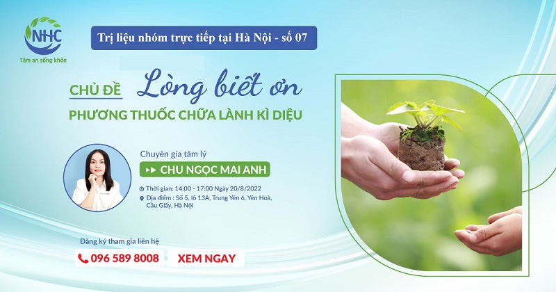 Buổi trị liệu nhóm trực tiếp tại Hà Nội số 07