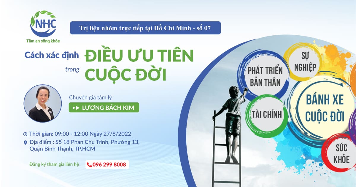 tổng kết trị liệu nhóm trực tiếp tại HCM số 07