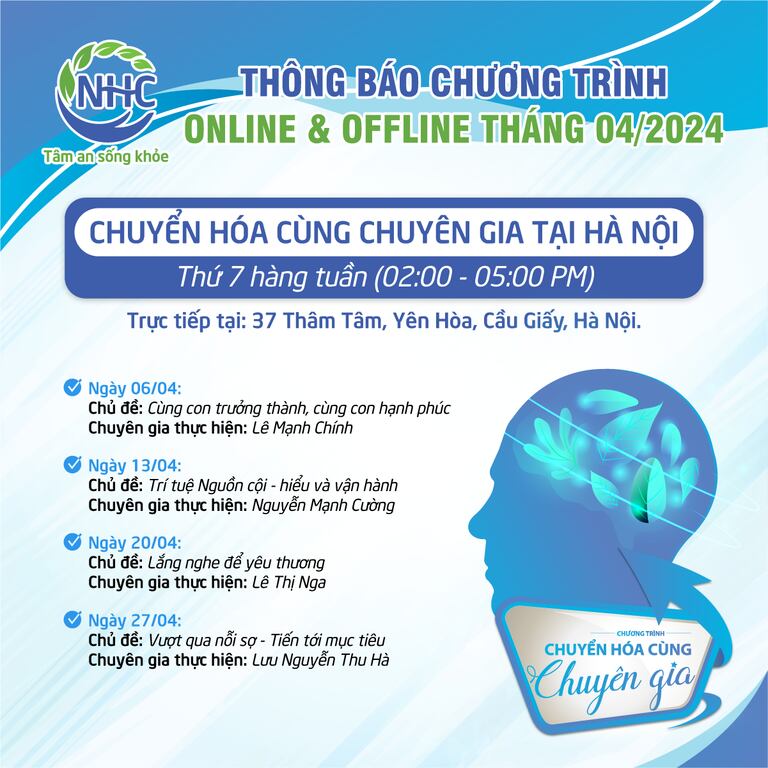 Chuyển hoá cùng Chuyên gia khu vực Hà Nội