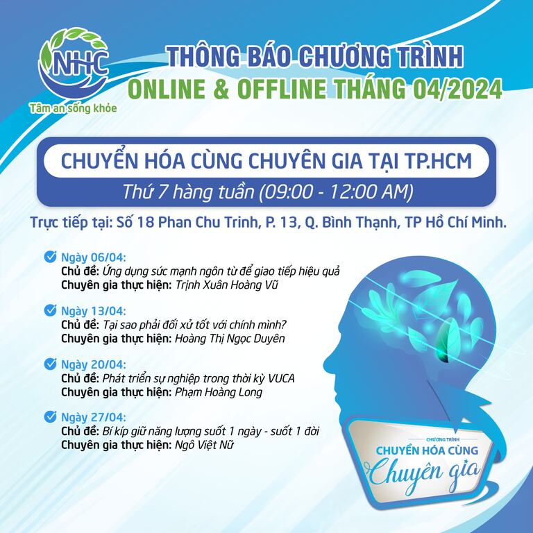 Chuyển hoá cùng Chuyên gia khu vực Hồ Chí Minh