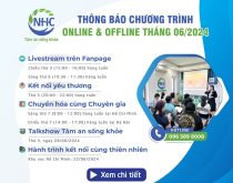 hông tin các chương trình tháng 6 năm 2024