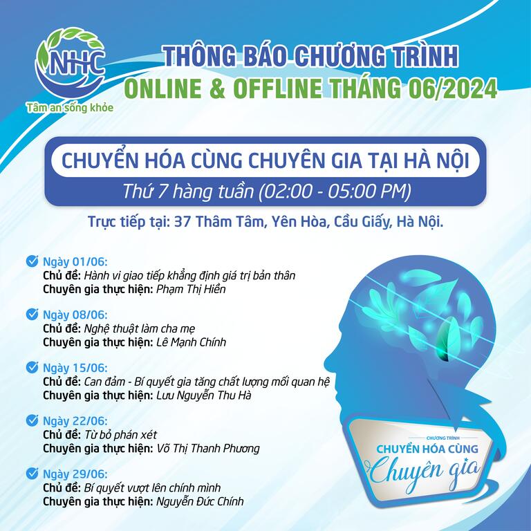 Chương trình chuyển hoá cùng Chuyên gia khu vực Hà Nội